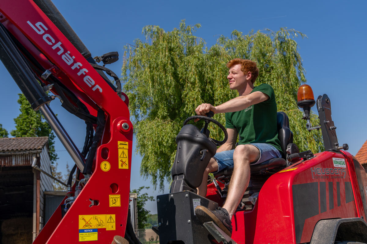 Jakob Soenen Zonnebeke op machine H