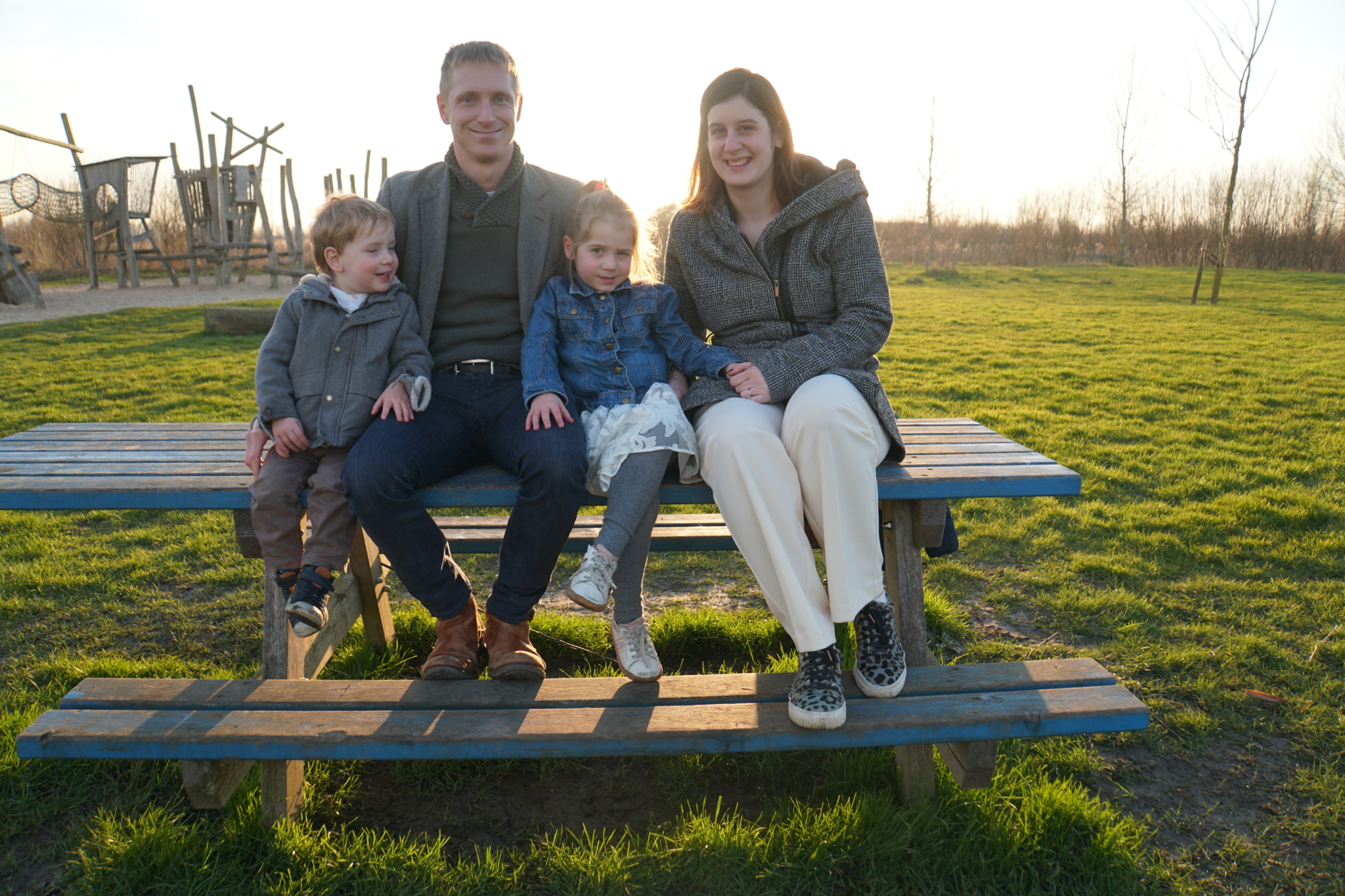 Celine Verstraete en gezin op provinciedomein I Jzerboomgaard foto maf 5